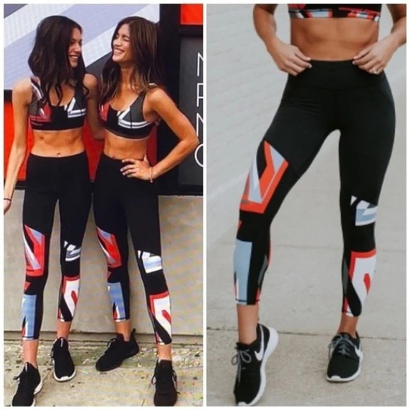 Sweaty Betty The Power Matte Union Jack UK Flag Ankle Leggings Size XS Sporty - Picture 1 of 11